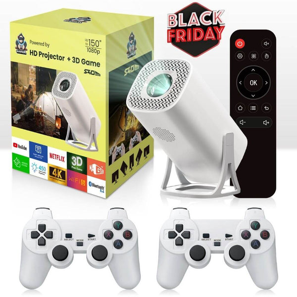 PACK CONSOLA PROYECTOR CON 2 MANDOS     (SÓLO BLACKFRIDAY)