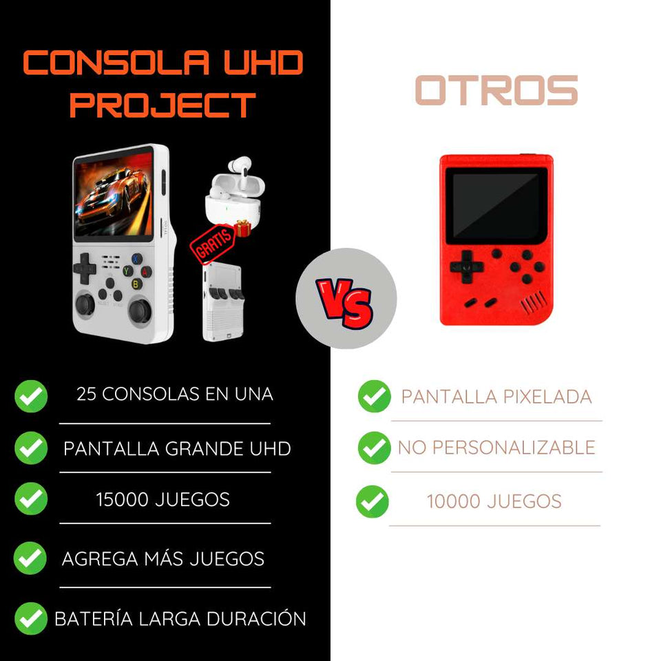 CONSOLA PORTÁTIL + AIRPODS